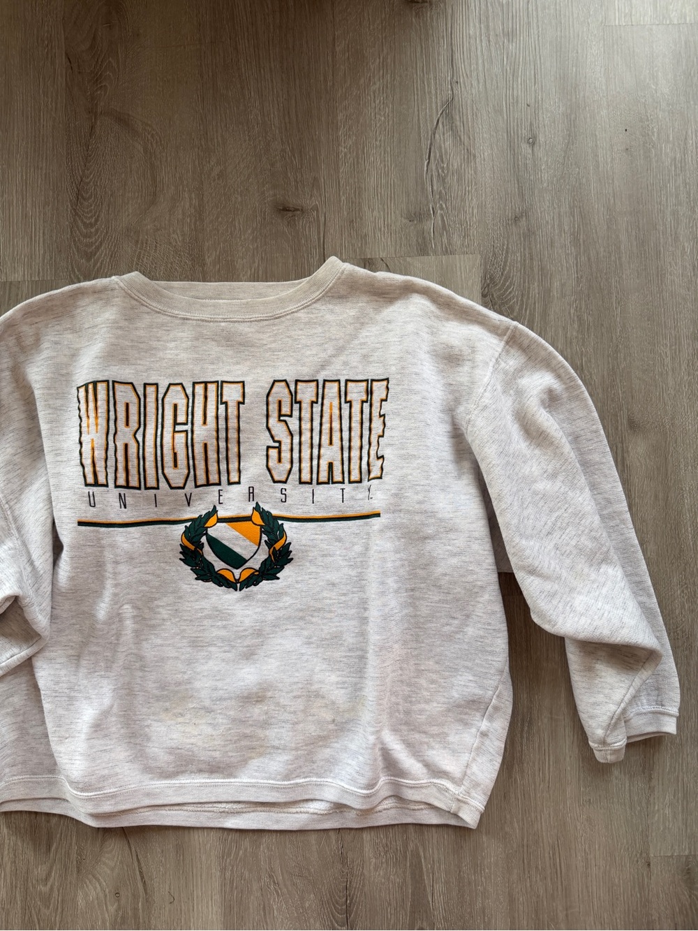 Gear Wright State University Ohio Vintage Crewneck Sweatshirt Oversized XL
